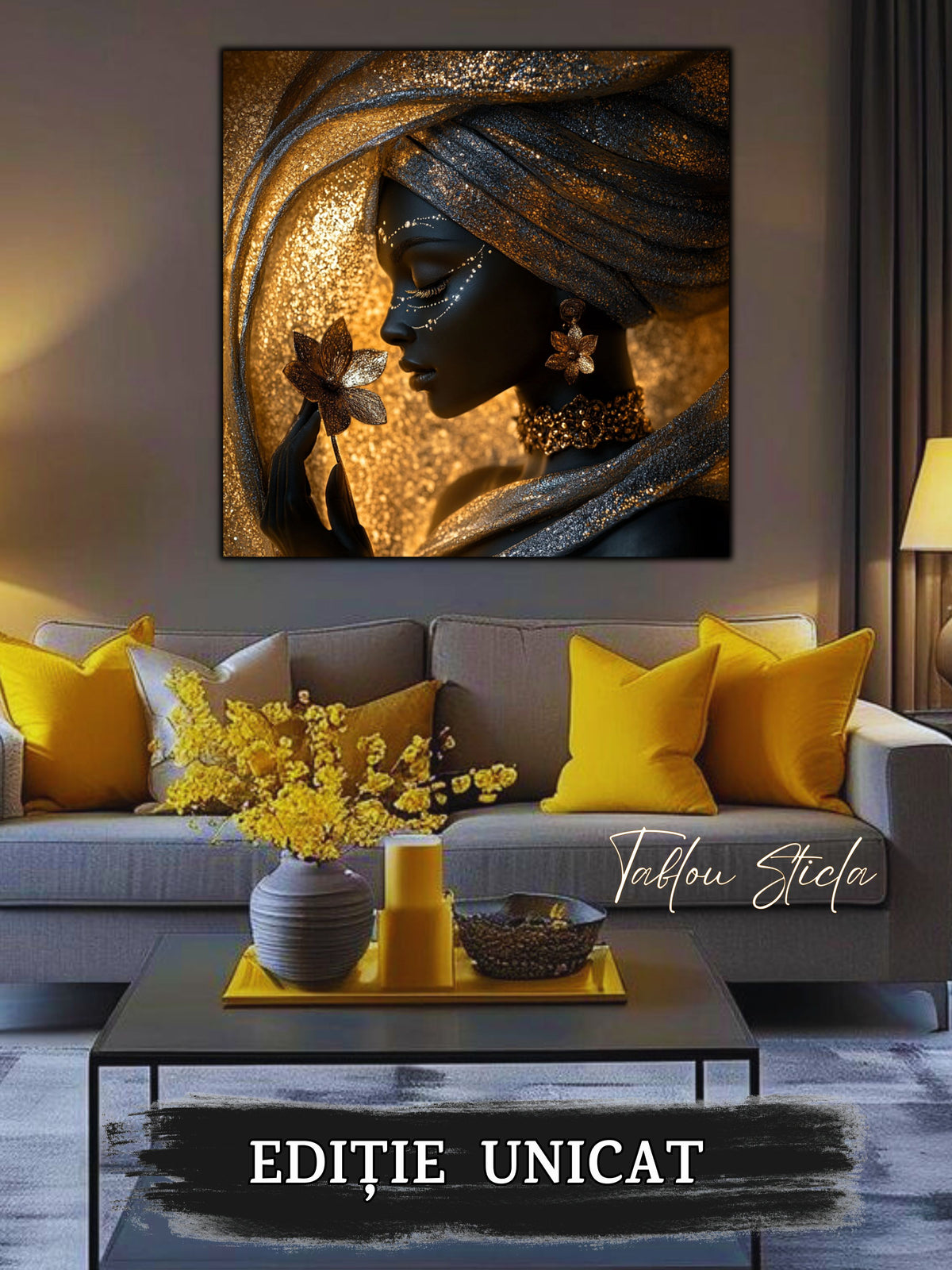 Tablou Sticla - Aurum Divinum - 11