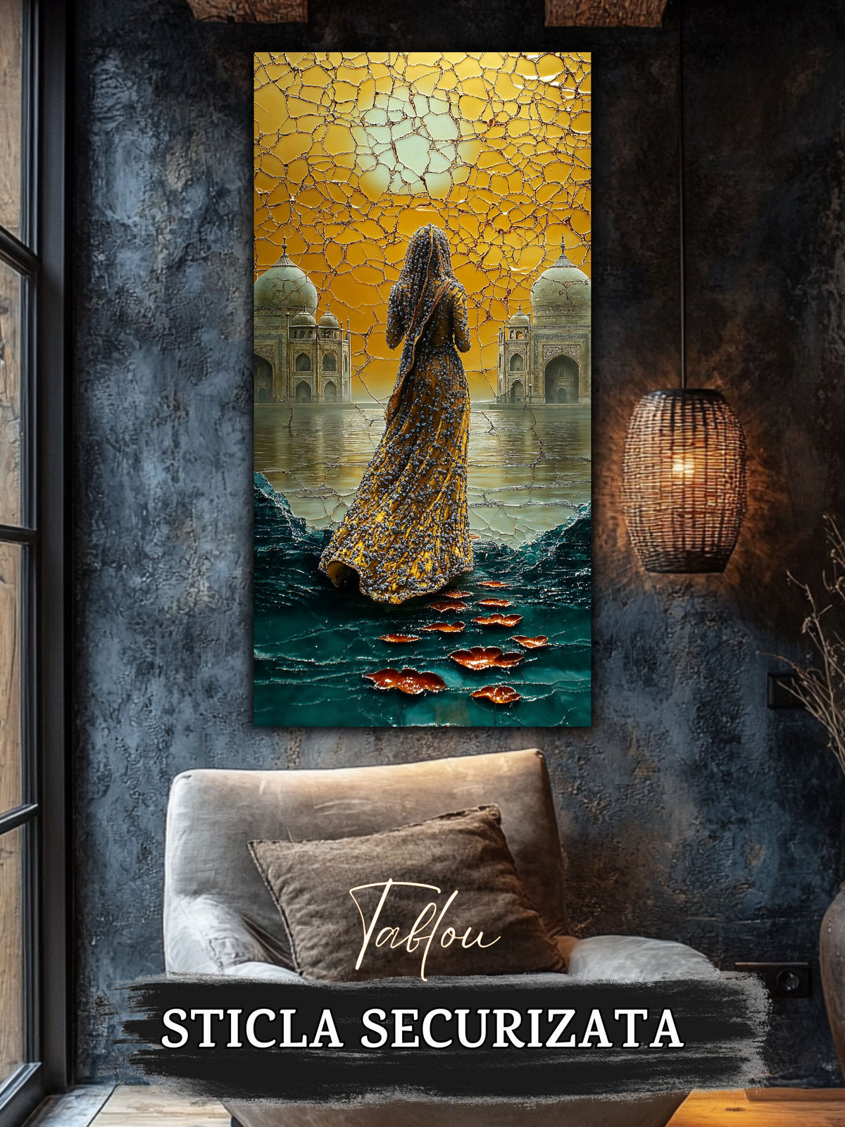 Tablou pentru sufragerie – Black Petals | Fragments of Becoming