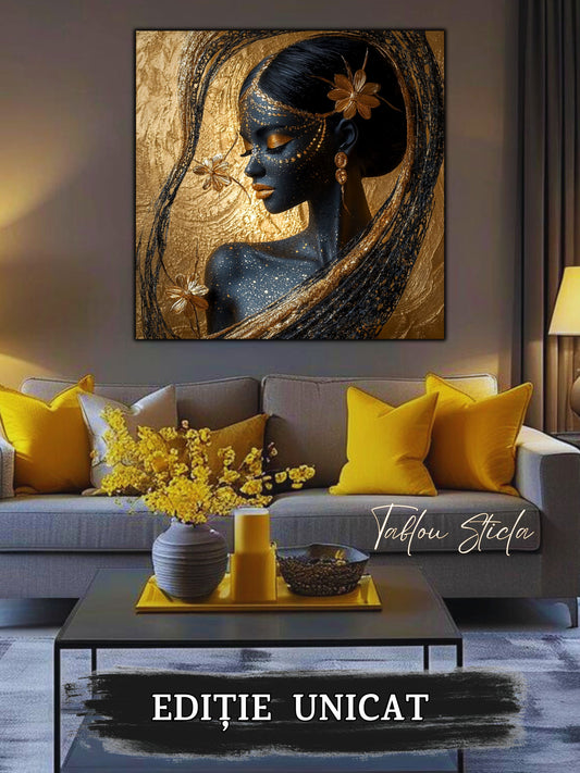 Tablou Sticla - Aurum Divinum - 08