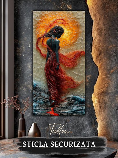 Tablou pentru sufragerie – Distant Moon | Fragments of Becoming