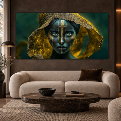 Tablou Dormitor Elegant – Gilded Axis