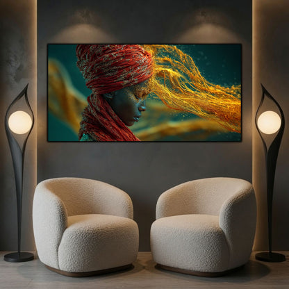 Tablou Dormitor Modern – Firele rugului de ambră