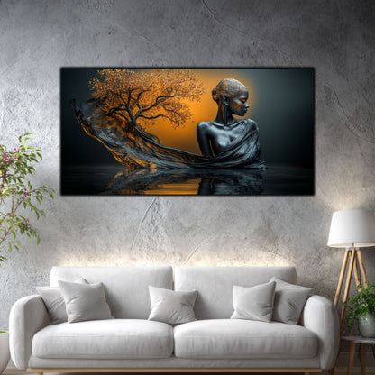 Tablou Modern Living Arborele Apusului Interior