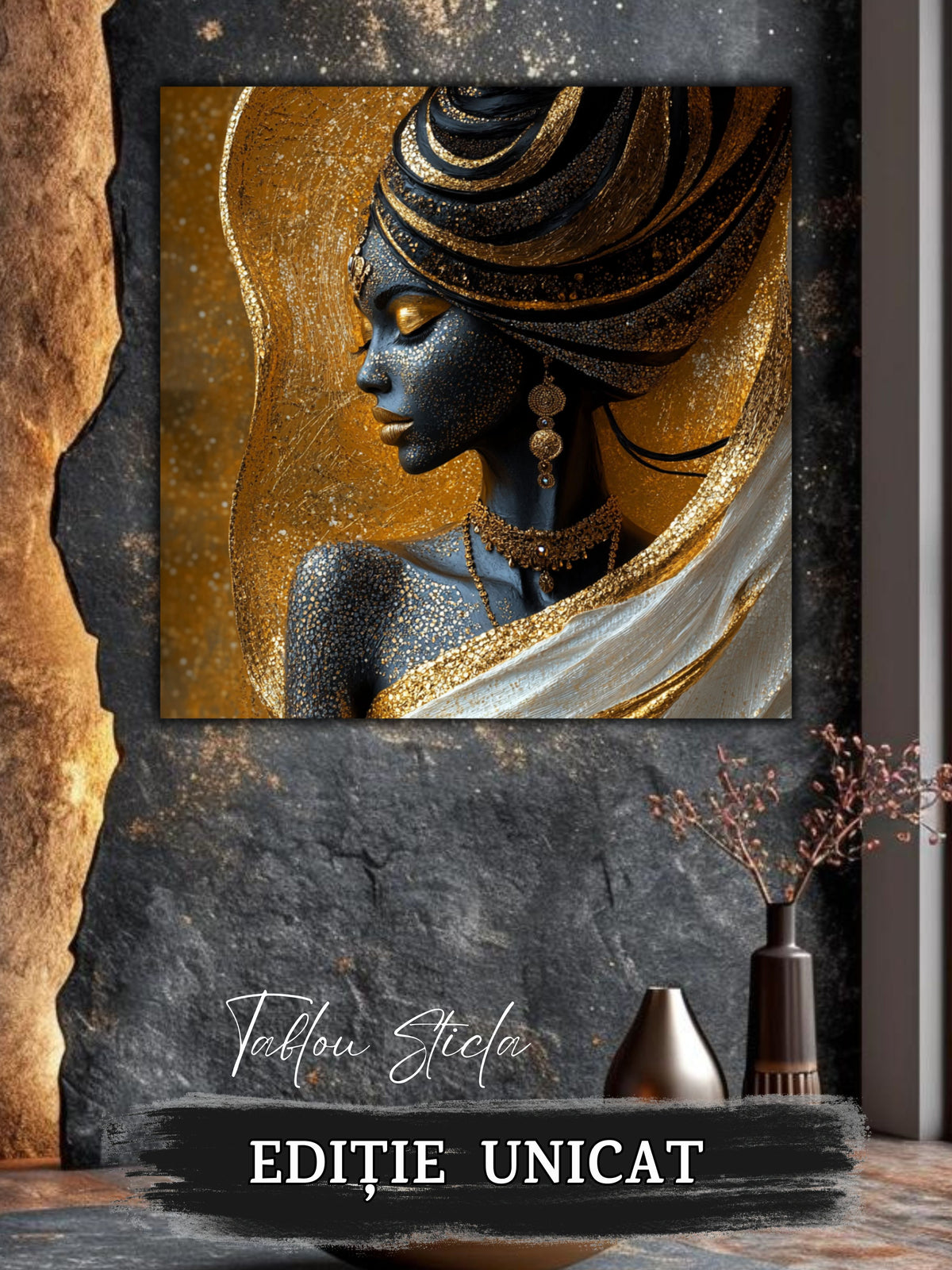 Tablou Sticla - Aurum Divinum - 09