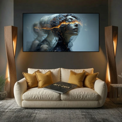 Tablou Living Modern – Sub pleoape, focul