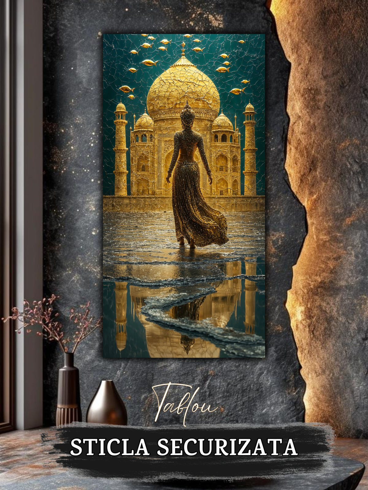 Tablou pentru sufragerie – Ashen Veil | Fragments of Becoming