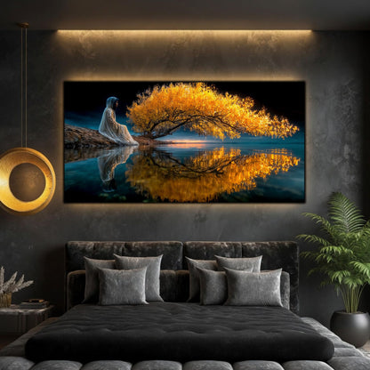 Tablou Living Sticlă – The Tree That Remembers