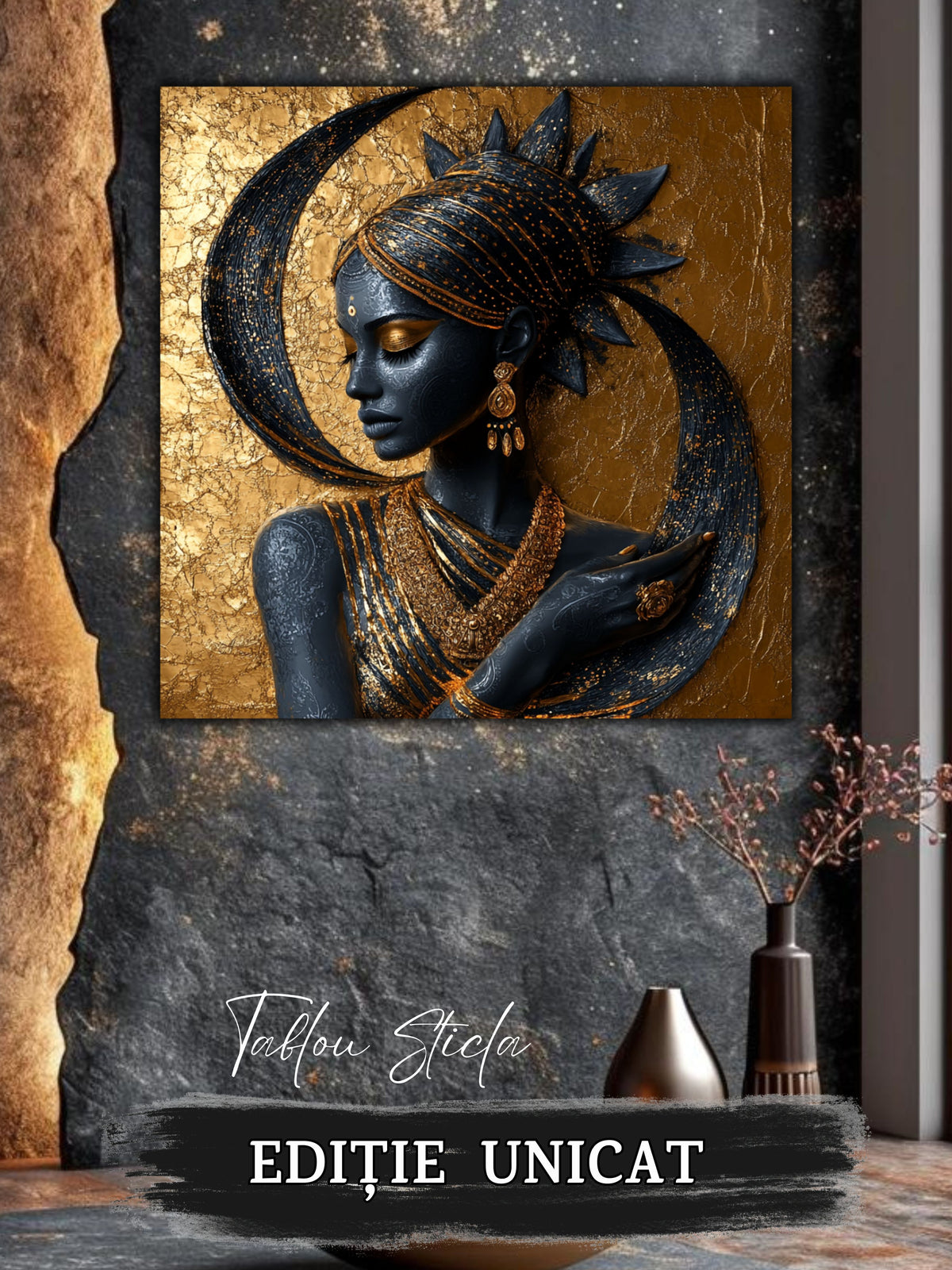 Tablou Sticla - Aurum Divinum - 04