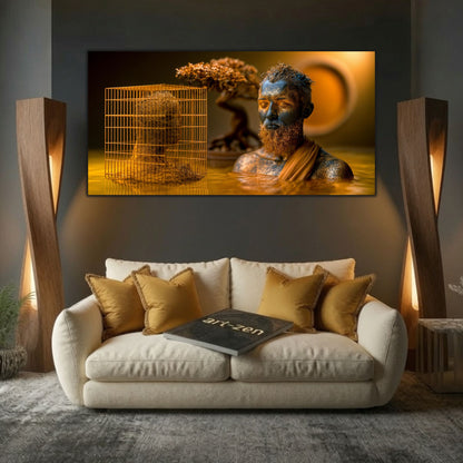 Tablou Modern Living – Paza umbrei din colivie