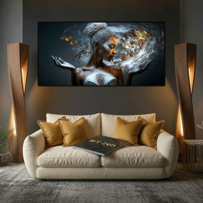 Tablou Decorativ Living Universul din Palme