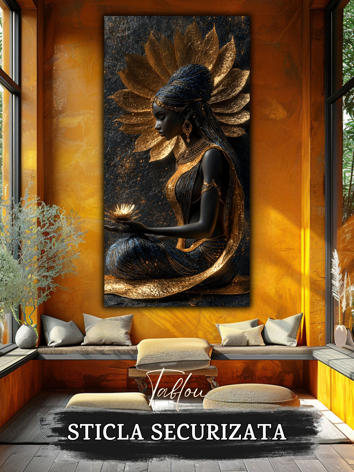 Tablou Sticla  - Aurum Divinum - 21