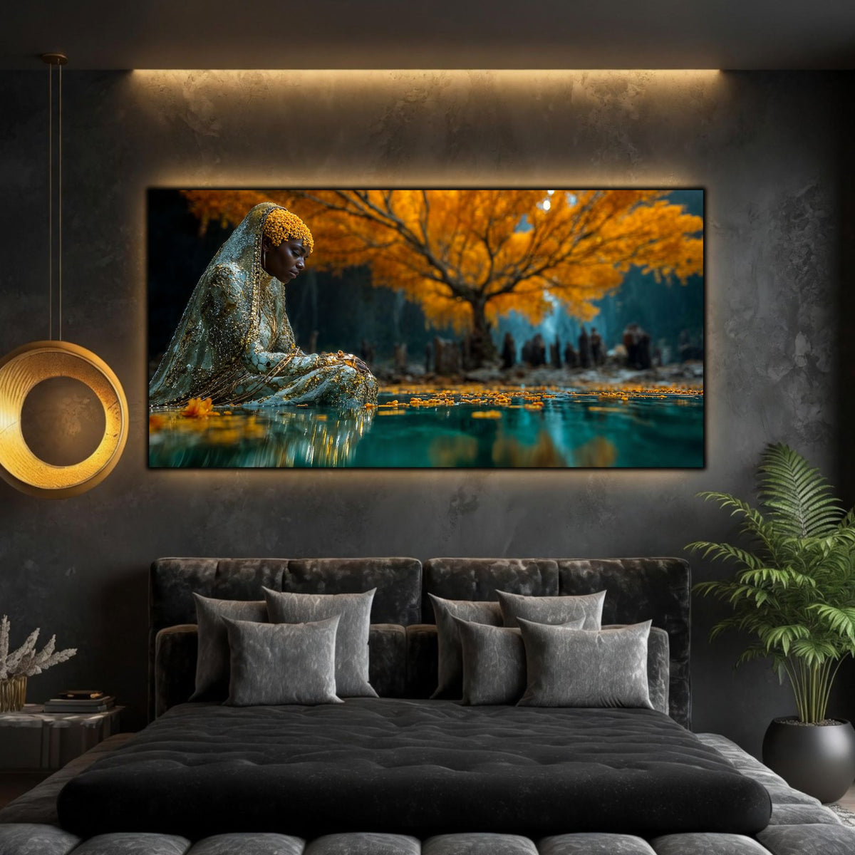 Tablou Living Sticlă – The Silent Guardian