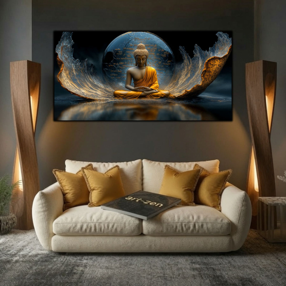 Tablou Living Modern – Lumina dintre fisuri