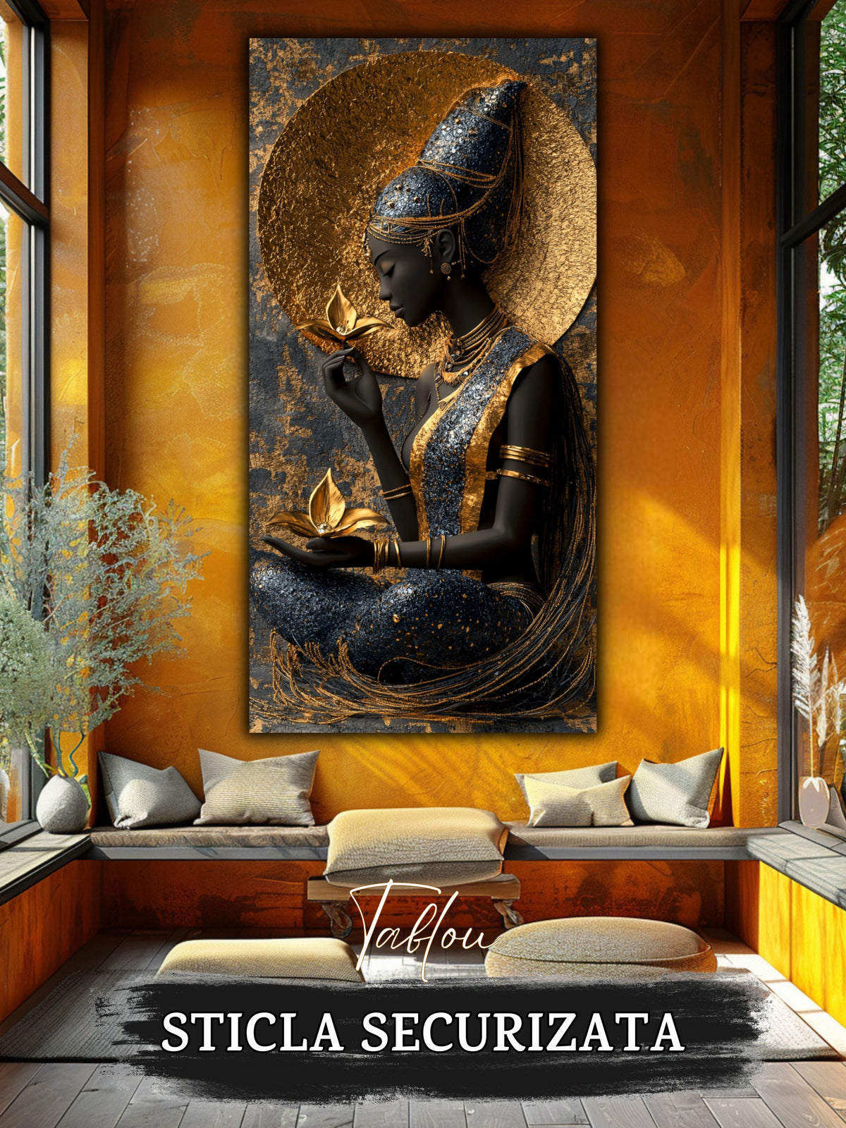 Tablou Sticla  - Aurum Divinum - 20