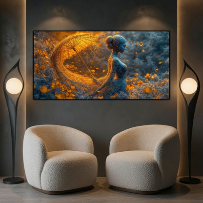 Tablou Dormitor Relaxant – Reziliența bolții de chihlimbar