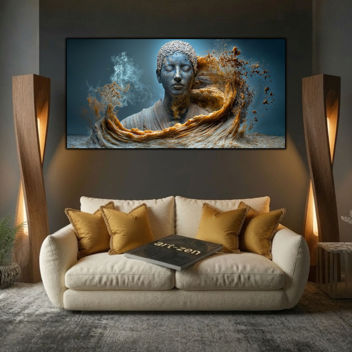 Tablou Abstract Living – Paza gândului senin