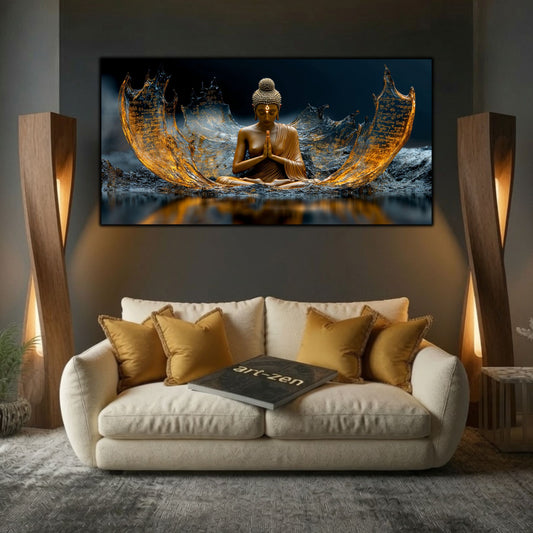 Tablou Living Elegant – Mantra dintre Aripi de Aur