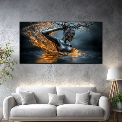 Tablou Modern Living Dansul Apelor de Aur