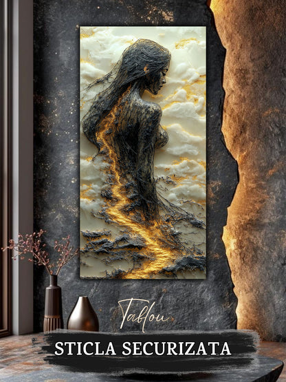 Tablou pentru sufragerie – Cinder Halo | Fragments of Becoming