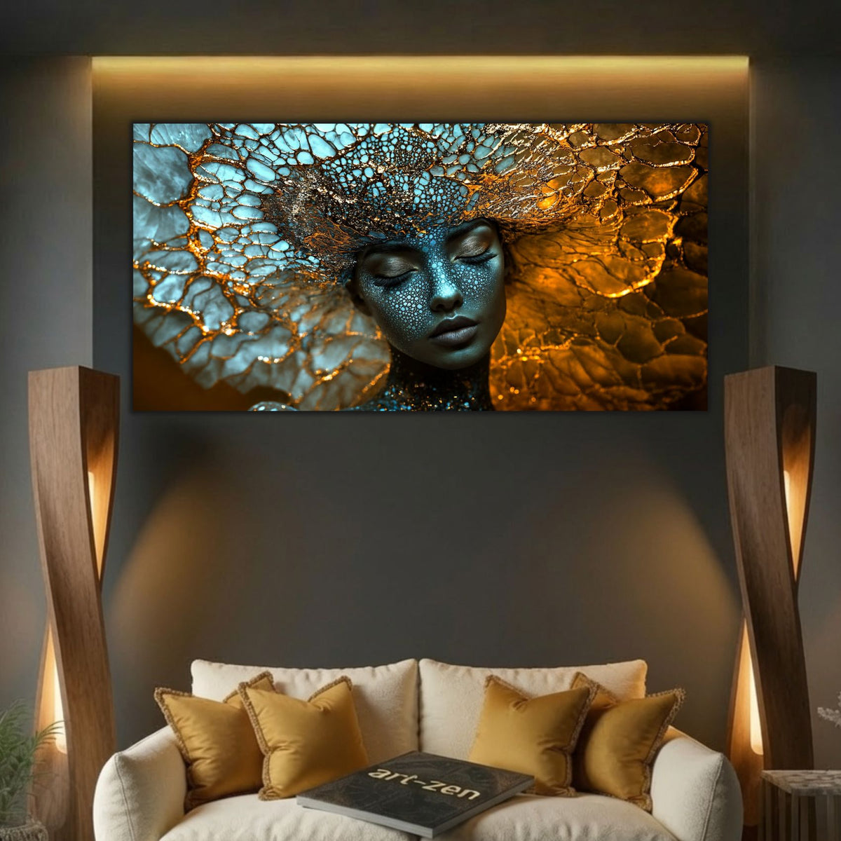 Tablou Living Modern – Where Currents Meet