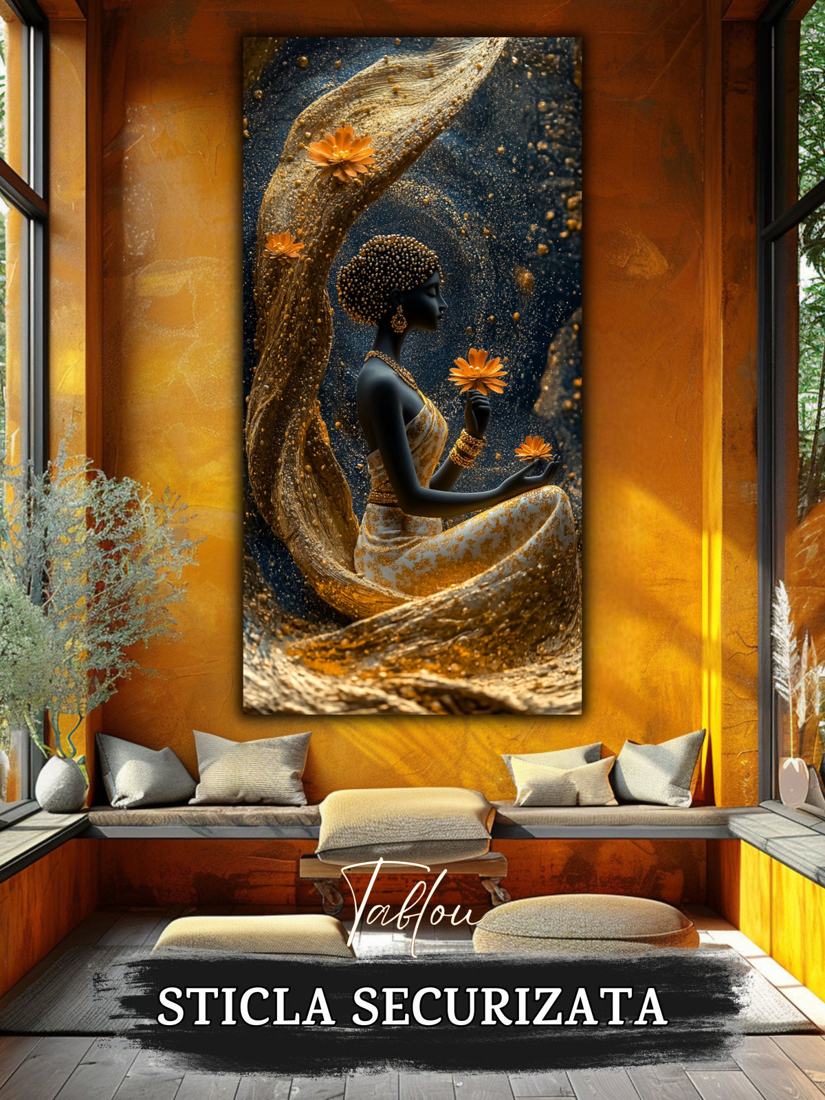 Tablou Sticla  - Aurum Divinum - 19