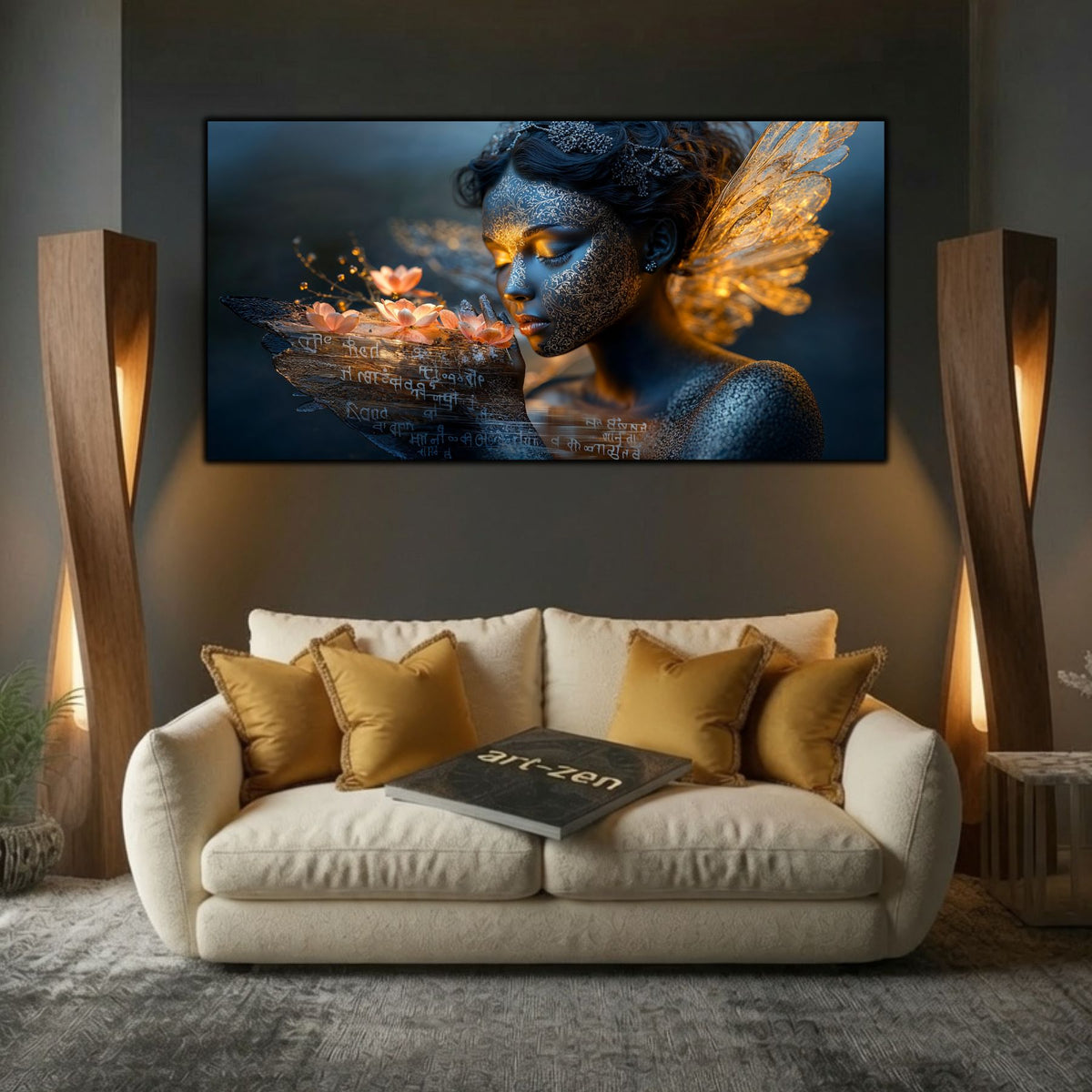 Tablou Elegant Living Înflorirea Tăcerilor de Aur