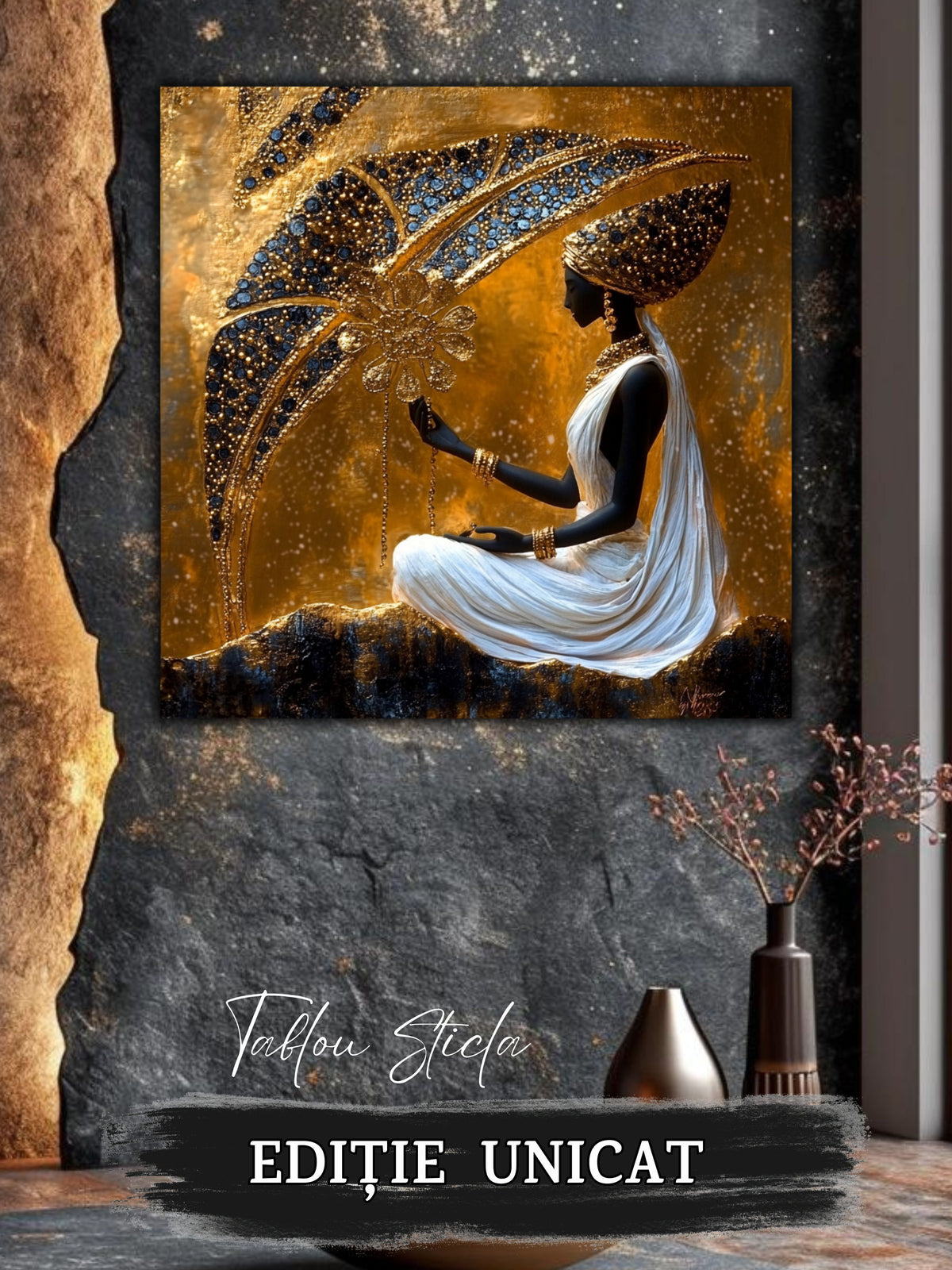Tablou Sticla - Aurum Divinum - 05