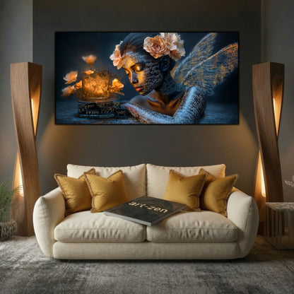 Tablou Elegant Living Oglinda Gândurilor de Aur