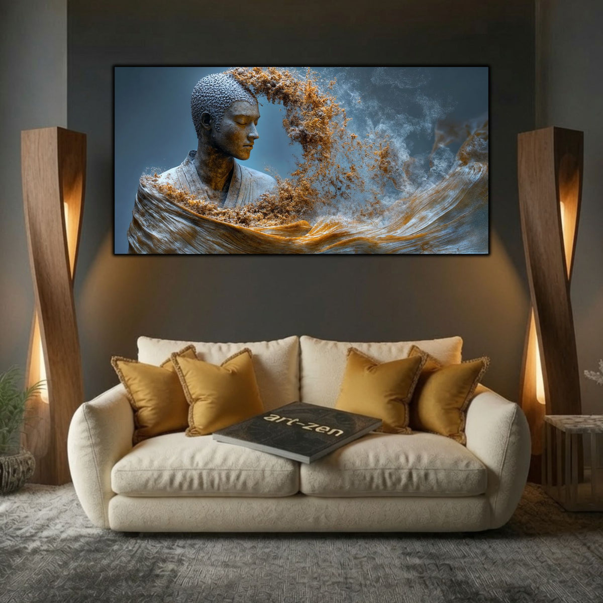 Tablou Abstract Modern – Respirația pulberii de stele