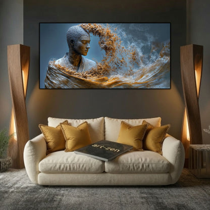 Tablou Abstract Modern – Respirația pulberii de stele