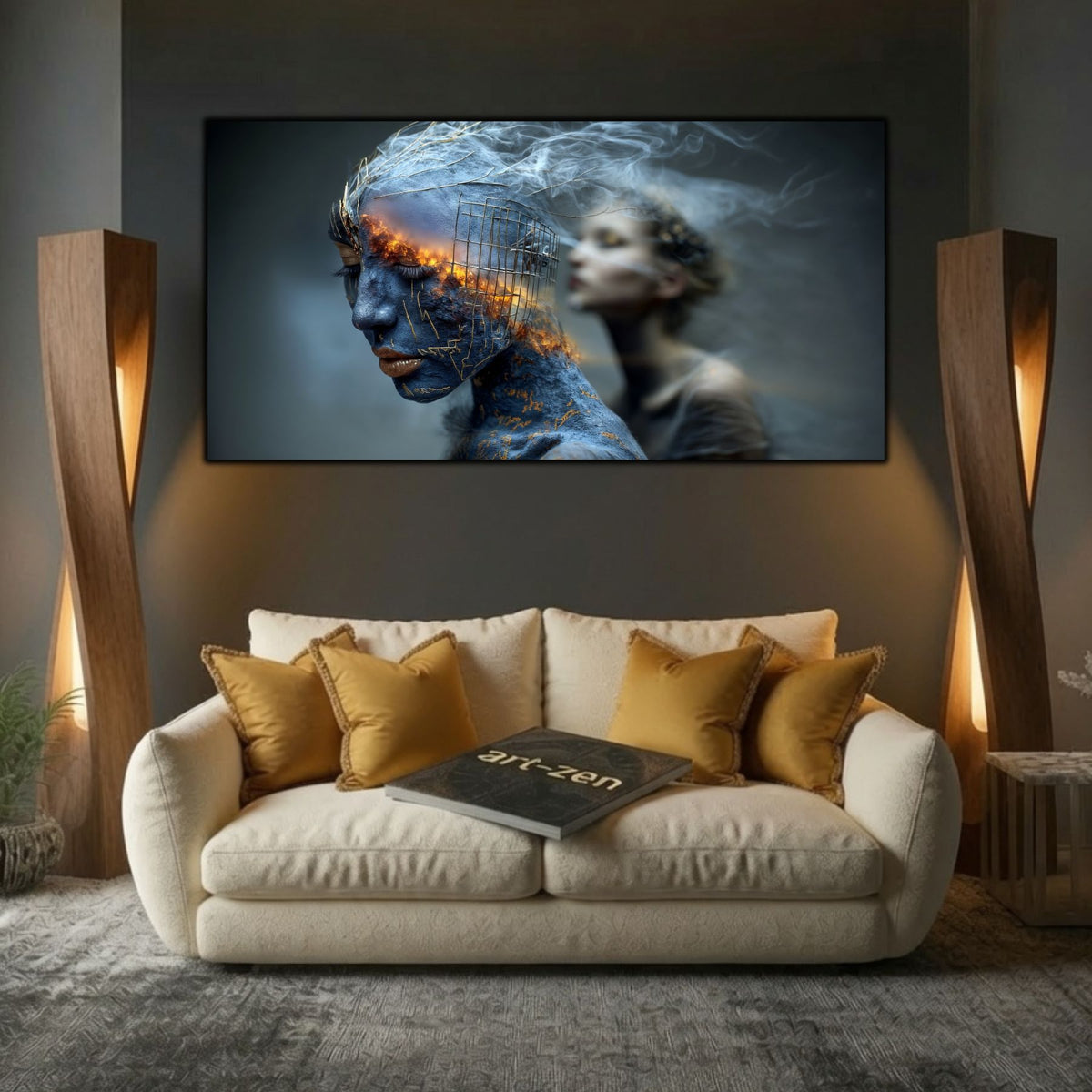 Tablou Living Modern – Captivă în jar