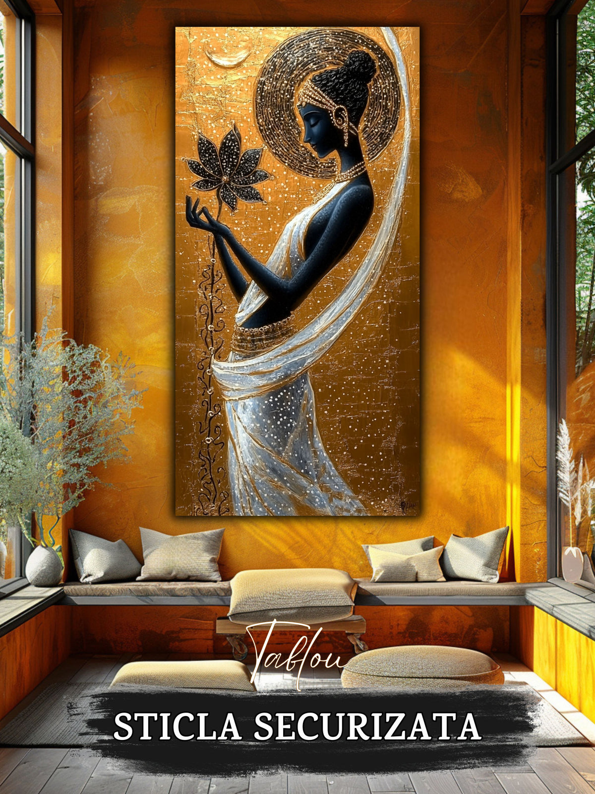 Tablou Sticla  - Aurum Divinum - 23