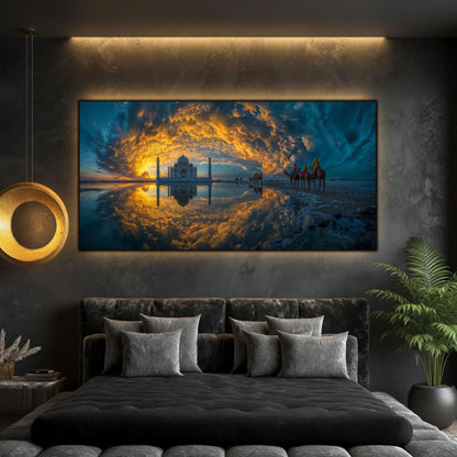 Tablou Living Sticlă – The Gate of Reflection