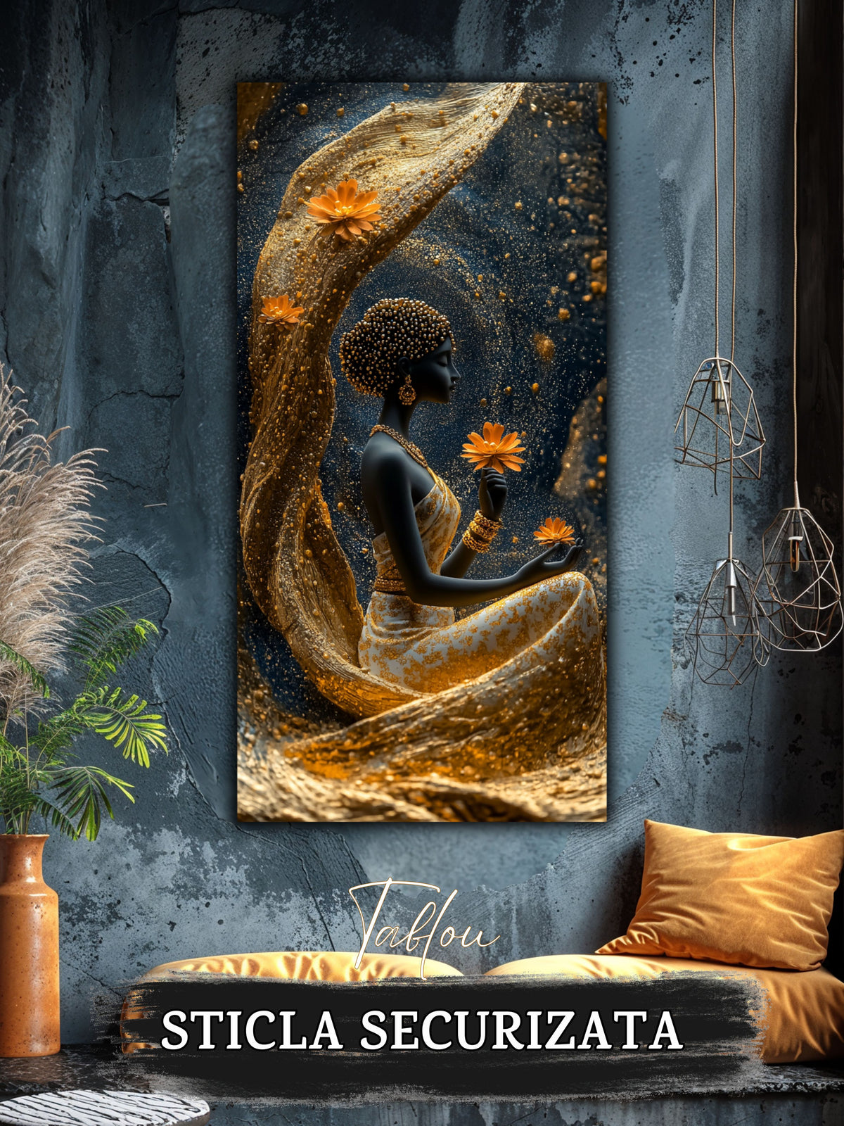 Tablou Sticla  - Aurum Divinum - 19