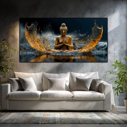 Tablou Living Elegant – Mantra dintre Aripi de Aur