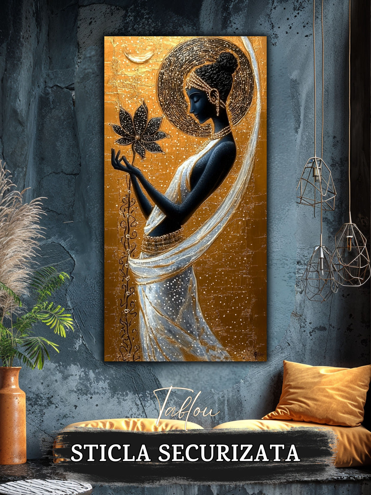 Tablou Sticla  - Aurum Divinum - 23