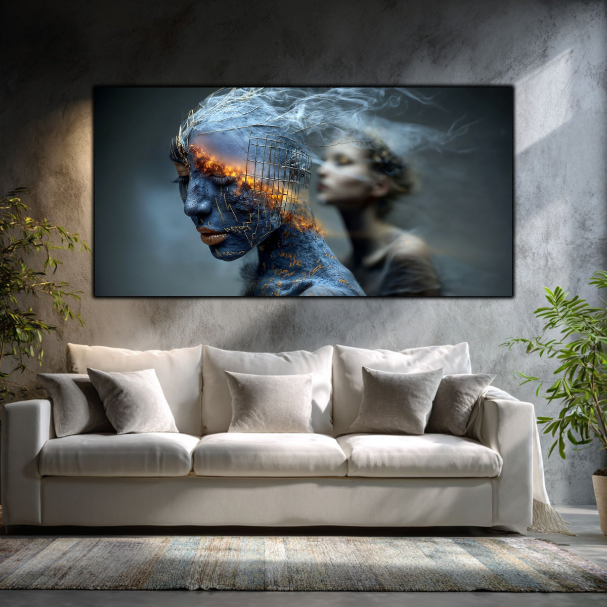 Tablou Living Modern – Captivă în jar