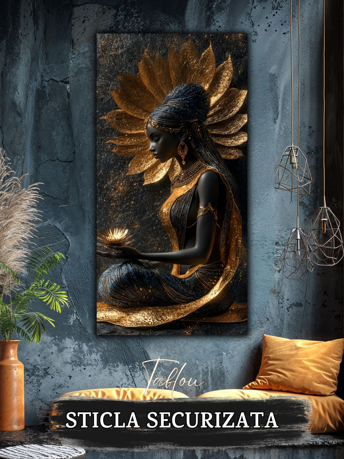 Tablou Sticla  - Aurum Divinum - 21