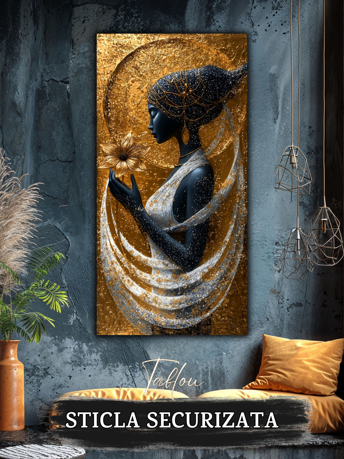 Tablou Sticla  - Aurum Divinum - 24