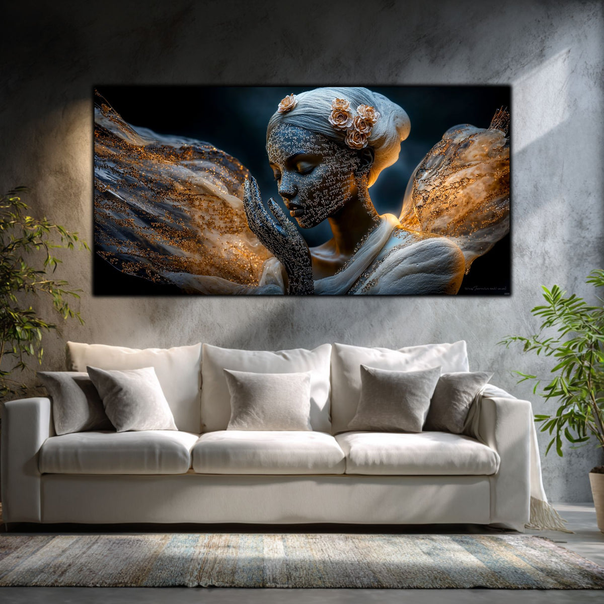 Tablou Elegant Living Respirația Luminii de Chihlimbar
