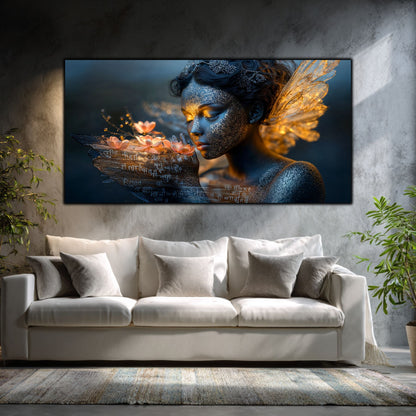 Tablou Elegant Living Înflorirea Tăcerilor de Aur