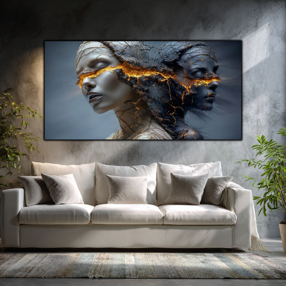 Tablou Living Modern – Jarul dintre noi