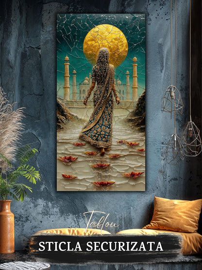 Tablou pentru sufragerie – Solitary Gold | Fragments of Becoming