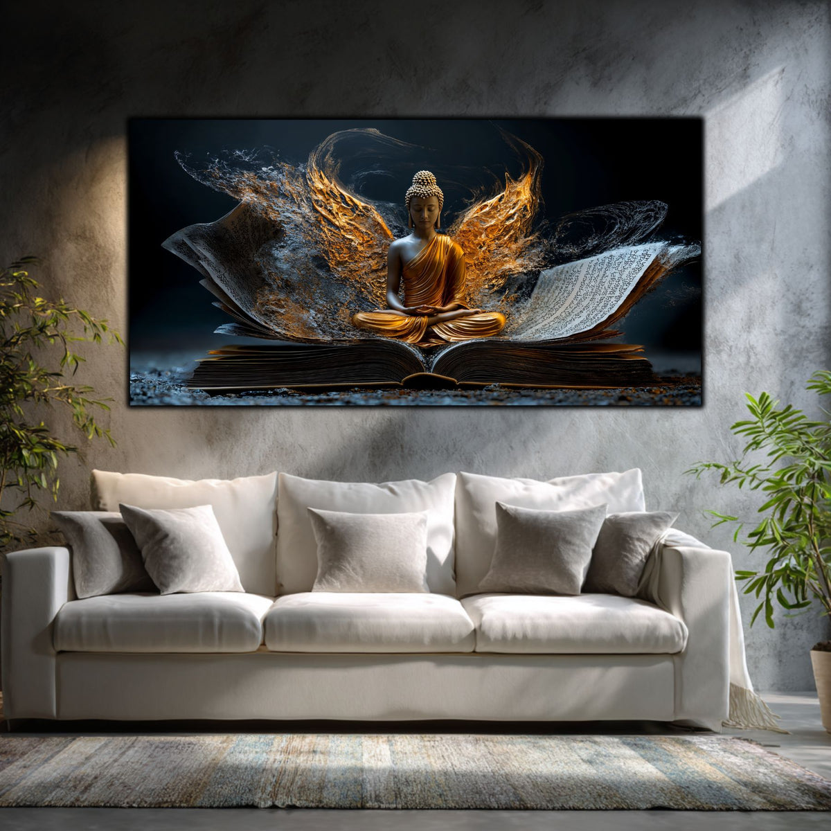 Tablou Living Elegant – Aripile Cunoașterii Tăcute