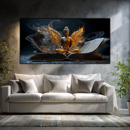 Tablou Living Elegant – Aripile Cunoașterii Tăcute
