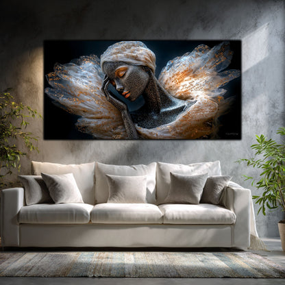 Tablou Elegant Living Tăcerea Scrisă în Lumină