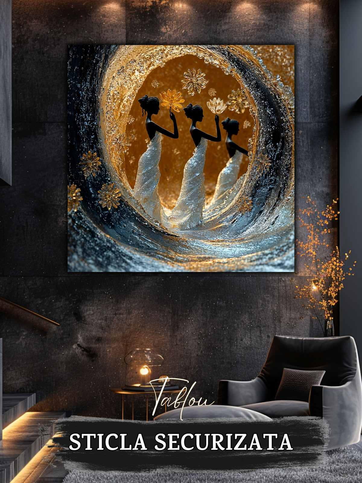 Tablou Sticla Securizata - Twisted Dream - 04
