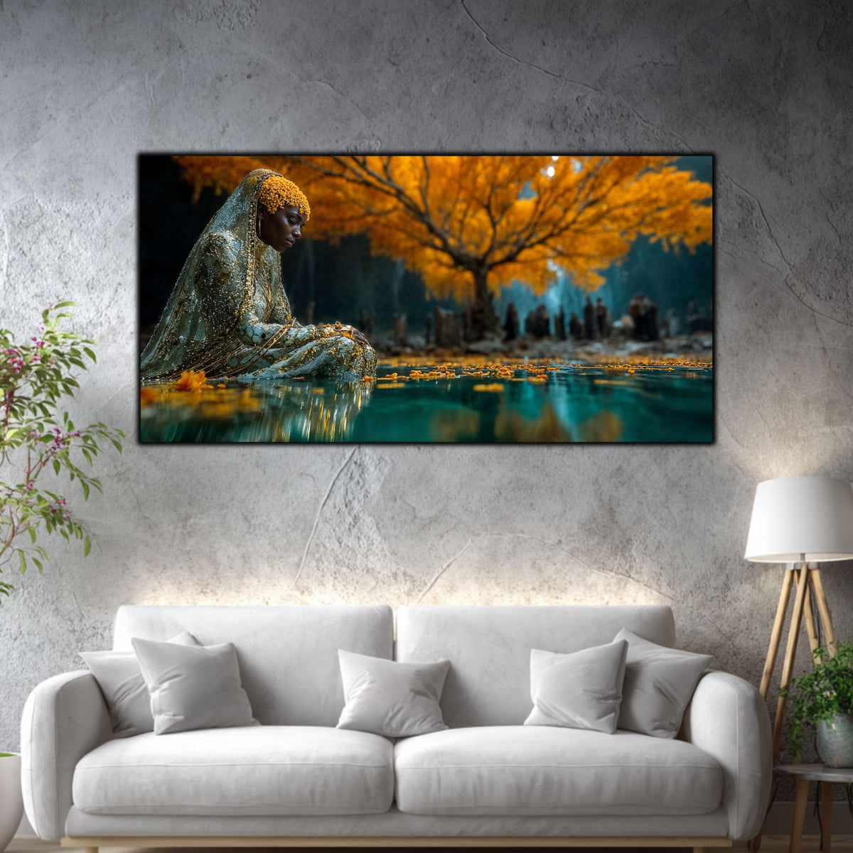 Tablou Living Sticlă – The Silent Guardian