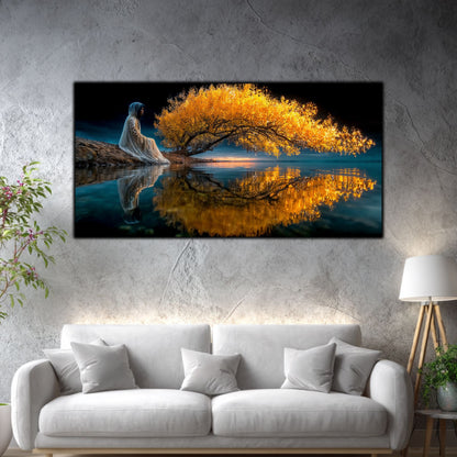 Tablou Living Sticlă – The Tree That Remembers