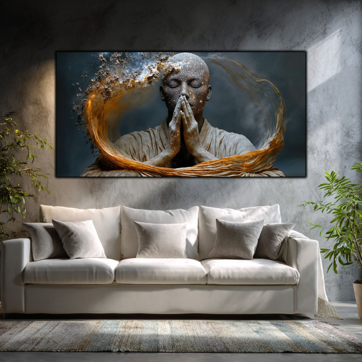 Tablou Abstract Living – Rugăciune în pulbere de stele